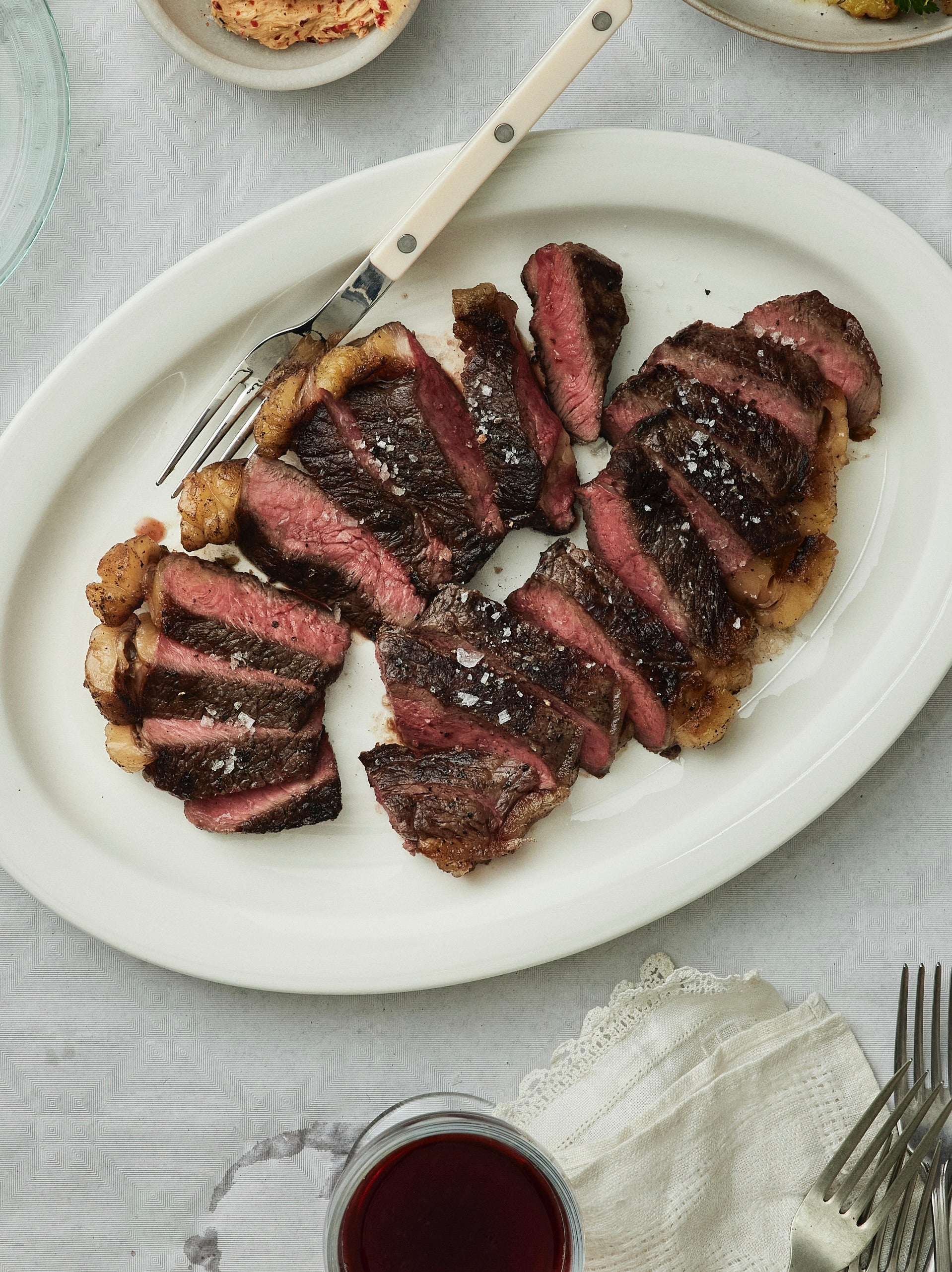 Sirloin Steak with 3-Kinds-of-Peppercorn Sauce